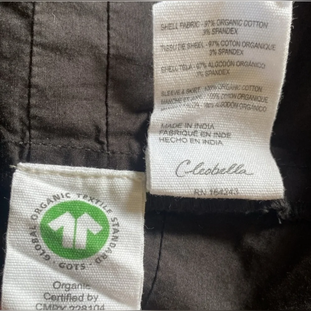Cleobella Selman Organic Cotton Black Modi Dress Size M - Picture 13 of 13